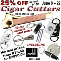 25% off any cigar cutters and punches